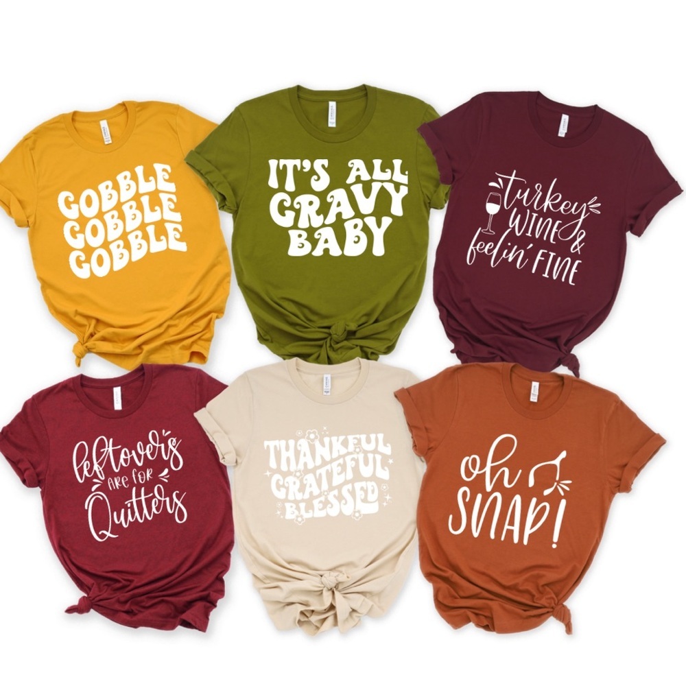 Funny Family Thanksgiving Short Sleeve Tee Shirt S-3X